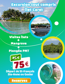 Excursion ilet caret en speed-boat